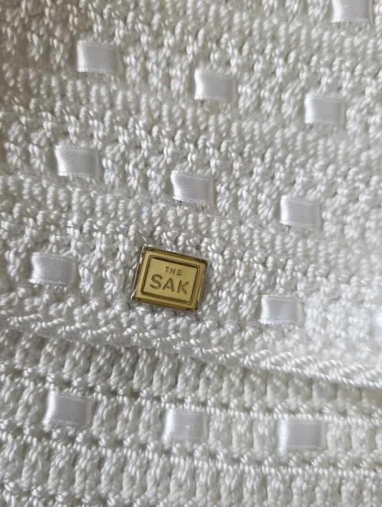 The Sak White Crochet Crossbody with Braided Strap - Picture 3 of 6